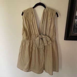 Anthropologie mini bow dress